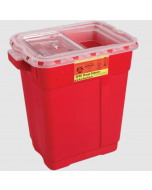Multi-Use One-Piece Sharps Collector, 8.2 Quart, Red