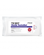 TechniSat Pre-Wetted Nonwoven Cleanroom Wipers, Sterile, 9" x 11"