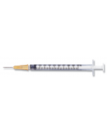 BD insulin syringe with detachable needle, 1 mL, 25g x 1"