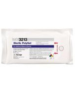 PolySat Pre-Wetted Cleanroom Wipers, Sterile, 9" x 11"