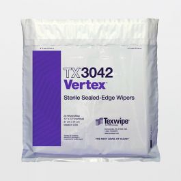 Vertex Dry Cleanroom Wipers, Sterile, 12
