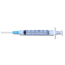 Luer-Lok Syringe with Needle, 3mL, 25g x .625