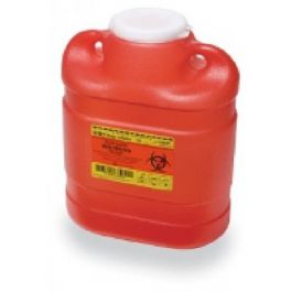 Multi-Use One-Piece Sharps Collectors, 6.9 Quart, Red