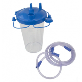 Disposable Suction Canister with Tubing Kit, 1200cc