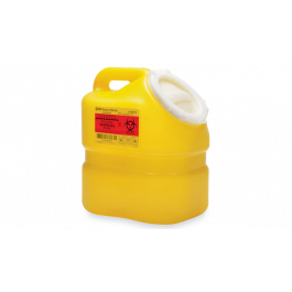 Chemotherapy Sharps Collector, 3 Gallon, Yellow