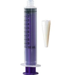 EnFit Tip Syringe with Transition Connector, 10mL