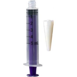 EnFit Tip Syringe with Transition Connector, 5mL