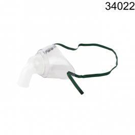 Tracheostomy Masks, Swivel Tubing Connector, Pediatric with One Side Snap