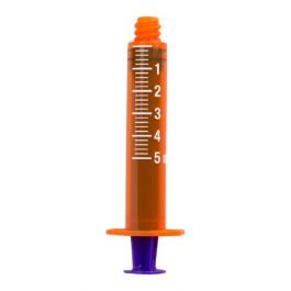 ENFit Tip Syringe, Amber Bulk, 5mL