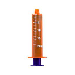 ENFit Tip Syringe, Amber Bulk, 20mL