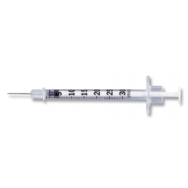 1ml Insulin Syringe & Needle 27g X 0.5 X 100
