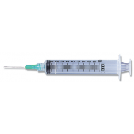 BD syringe/needle combination, 10mL, 21 g x 1