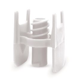 Guarded Luer Lock Connector (Female to Female), White