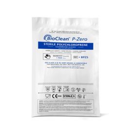 BioClean P-Zero Gloves, Sterile, L