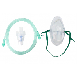 Nebulizer with Elongated Mask, 7' Tubing, Adult