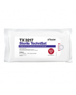 TechniSat® Pre-Wetted Nonwoven Cleanroom Wipers, Sterile, 9" x 11"