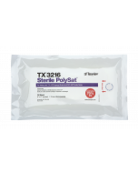 PolySat® Pre-Wetted Cleanroom Wipers, Sterile, 9" x 11"