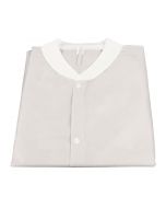 Lab Coat w/o Pockets, White, XXL