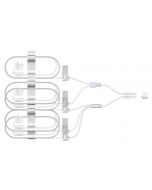 SCIG Set, 36" Penta-furcated Subcutaneous Infusion Set, 9mm