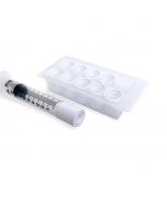 Tamper Evident Cap for IV Syringes, White, Solid Outer Sleeve