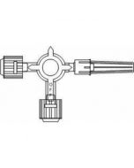 3-Way Stopcock with Rotating Luer, 50/Cs