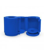 Tamper Evident Additive Port Cap, Blue