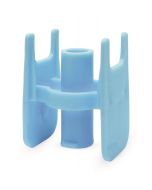 Guarded Luer Lock Connector (Female Luer Lock/Female Luer Slip), Blue