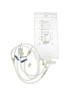 EVA Gravity Mixing Container, 3-lead Vented Transfer Set, 1000 mL