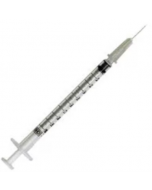 Tuberculin Syringe with detachable needle, 1mL, 27 g x .375"