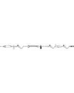 Infusomat® Space Pump IV Set with ASV, 3 CARESITE® Luer Access Devices, 123"