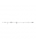 Curlin Epidural Non-Vented Bag Spike, Vented 0.2 Micron Filter, 118"