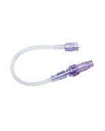 CARESITE® Positive Displacement Needleless Connector with Bonded High Pressure Standard Bore Extension Set, 8"