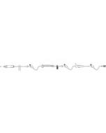 Infusomat® Space Pump IV Set with 3 CARESITE® Luer Access Devices, 120"