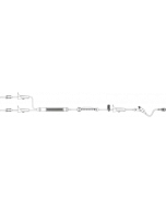 Infusomat® Space Pump IV Set, Y-Type, with CARESITE® Luer Access Device, 120"