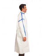 Cleanroom Gown Enhanced with Impervious Seams, Sterile, Regular