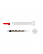 Monoject™ Rigid Pack Tuberculin Syringe,  1 mL, 25 G x 5/8", Detachable Needle