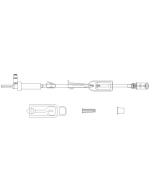 ChemoLock™ Secondary Administration Set with In-Line Filter, 30", 20 Drop, 0.2 Micron Filter