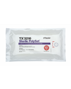 PolySat® Pre-Wetted Cleanroom Wipers, Sterile, 9" x 11"