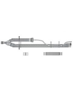 LTV Ventilator Circuit without PEEP, 6'