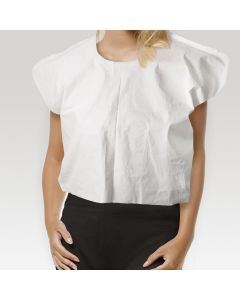 White Exam Cape, Universal, TPT 3-Ply