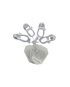 Safety SCIg Set, 36" Quad-Furcated, 6mm, 27 gauge