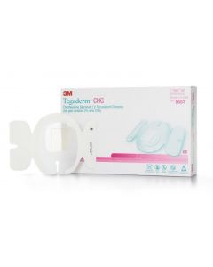 Tegaderm CHG Chlorhexidine Gluconate IV Securement Dressing  3.5" x 4.5"