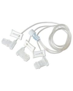 High-Flo Subcutaneous Safety Set, 3-Needles, 6mm, 24g