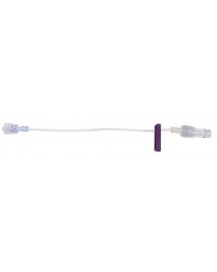 7" Smbr Ext Set w/MicroCLAVE Clr, 50/Cs