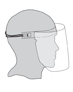 Face Shield, 3-Piece, Disposable