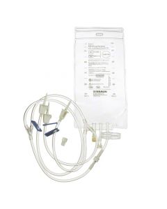 EVA Gravity Mixing Container, 3-lead Vented Transfer Set, 1000 mL