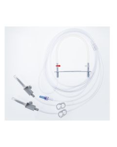 IV Pump Set PharmAssist, Dual Lead, 161" Tubing Without Port