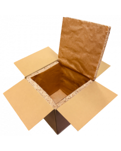 14" Cube A/B Curbside Recyclable Thermal Box Liner, 1.5", 100/Case