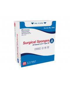 Gauze Sponge, Sterile, 12 Ply, 4" x 4"