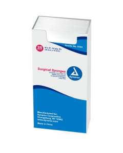 Gauze Sponge, Sterile, 12 Ply, 8" x 4"